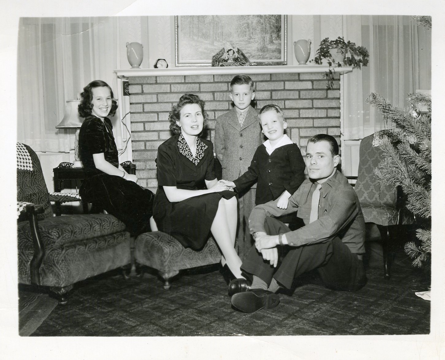 Ralph and family on Christmas